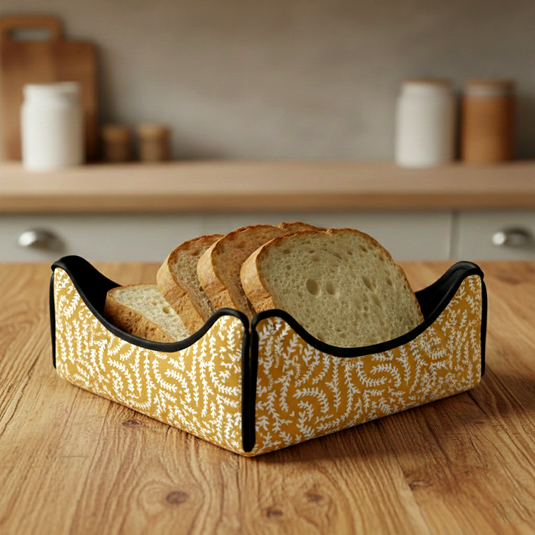 Printed - Mustard Mist Breadbasket Trendy Home