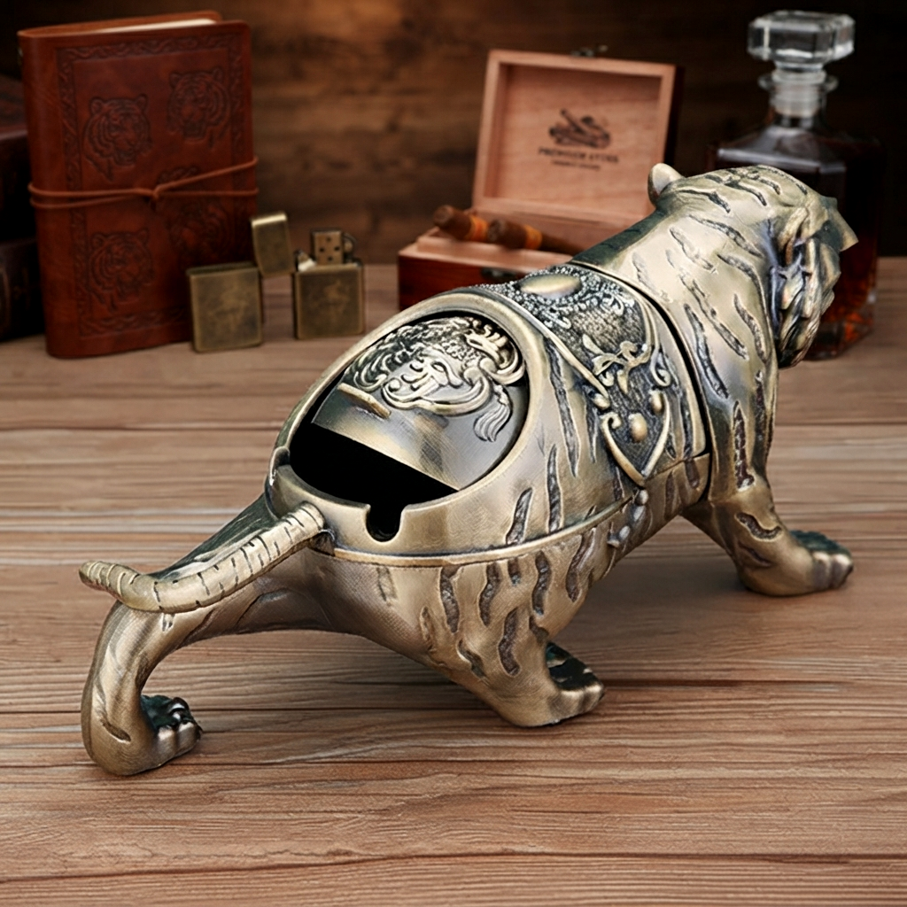 Metallic - Tiger Ashtray