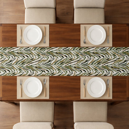 Printed - Sage Serengeti Table Runner Trendy Home