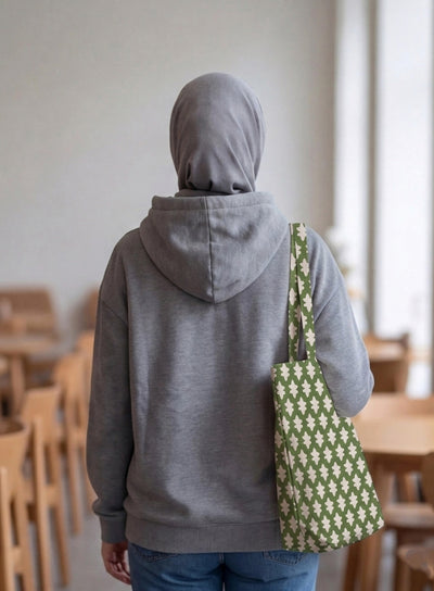 Printed - Emerald Symmetry Tote Bag Trendy Home
