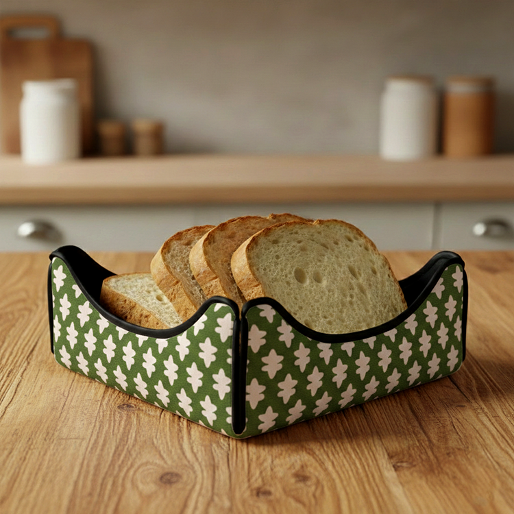 Printed - Emerald Symmetry Breadbasket Trendy Home