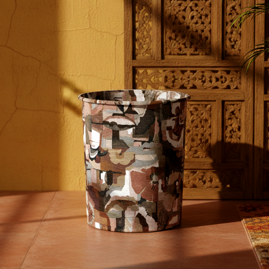Printed - Artisan Mosaic Dustbin Trendy Home