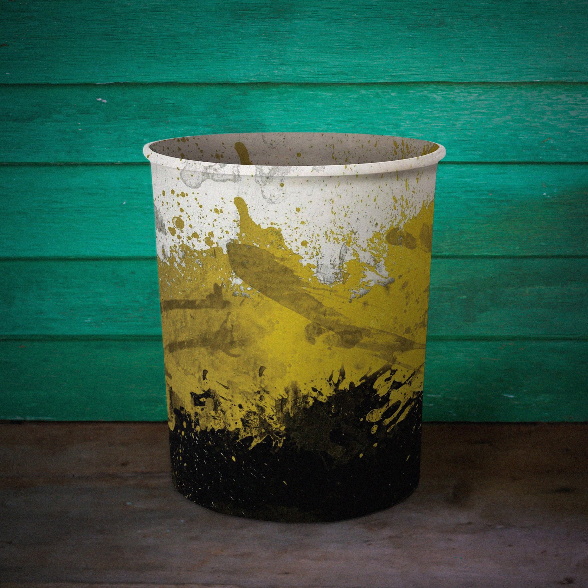 Sparkling Gold Dustbin Trendy Home