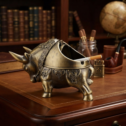 Metallic - Bull Ashtray