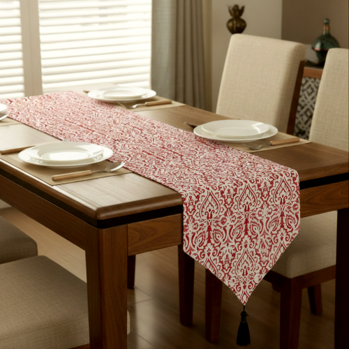 Printed - Rubine Table Runner Trendy Home