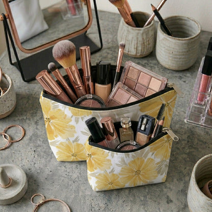 Printed - Honey Blossom Cosmetic Pouch