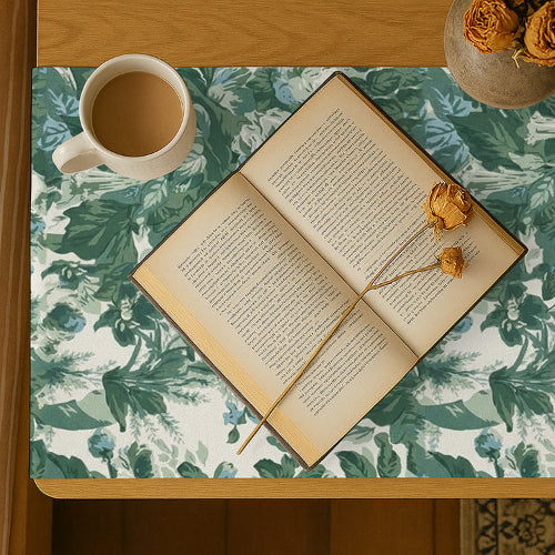 Printed - Victorian Green Bed Side Table Accent Trendy Home