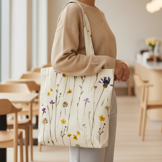 Printed - Illinois Tote Bag Trendy Home