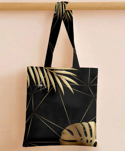 Printed - Night Leaves Tote Bag Trendy Home