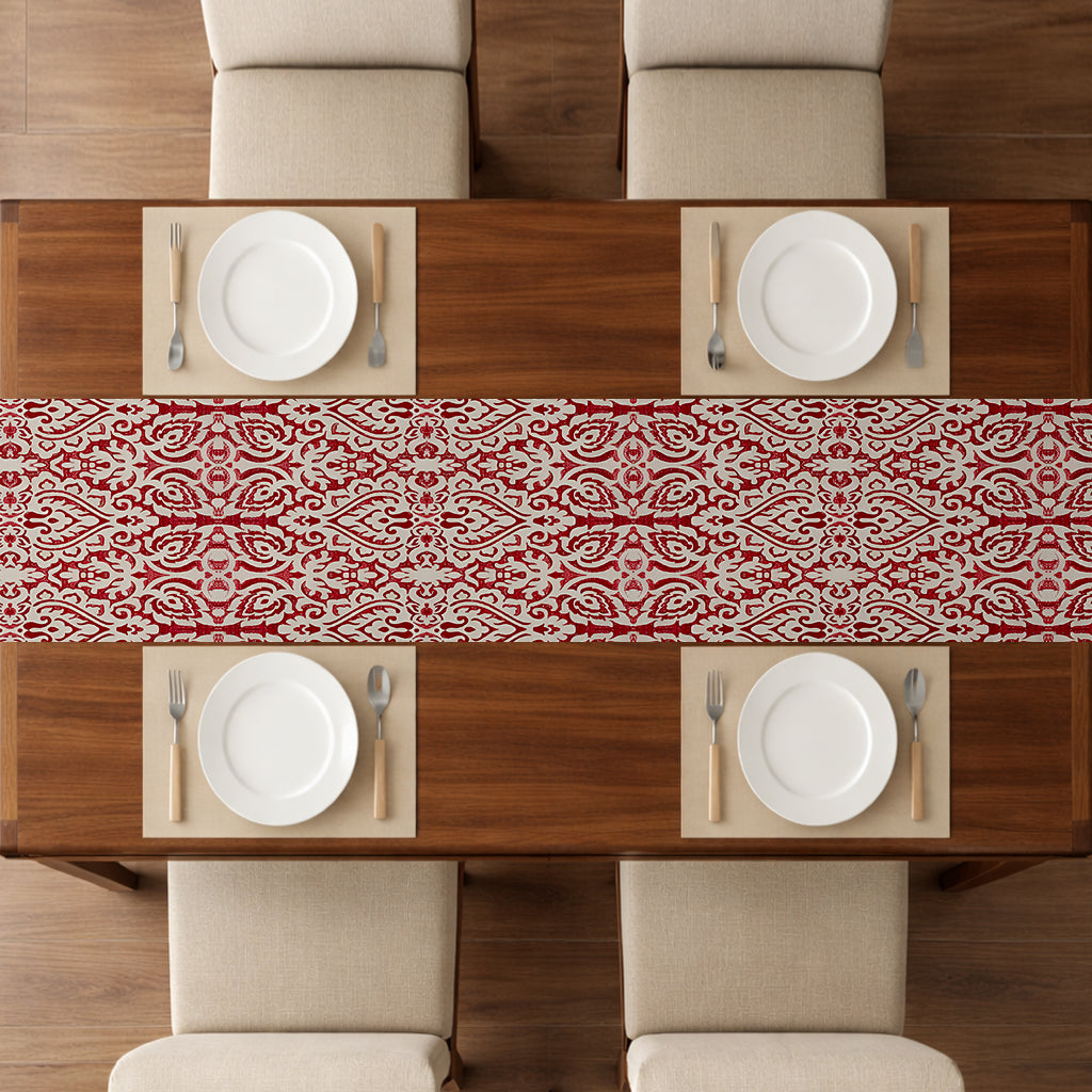 Printed - Rubine Table Runner Trendy Home