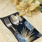 Printed - Moon Leaves Cutlery Pouch Trendy Home