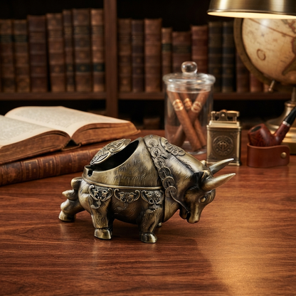 Metallic - Bull Ashtray