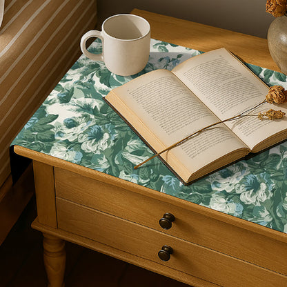 Printed - Victorian Green Bed Side Table Accent Trendy Home