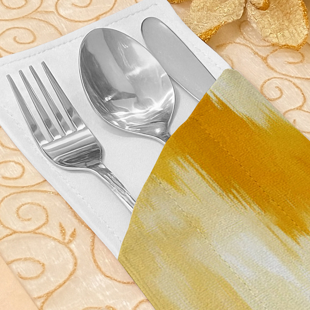 Printed - Solar Brushstroke Cutlery Pouch Trendy Home