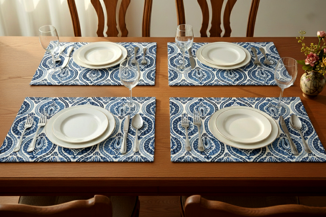 Printed - Moroccan Motif Table Mat Trendy Home