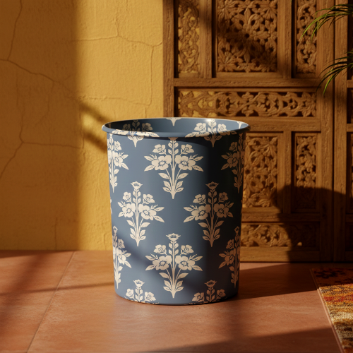 Printed - Country Bouquet Dustbin Trendy Home