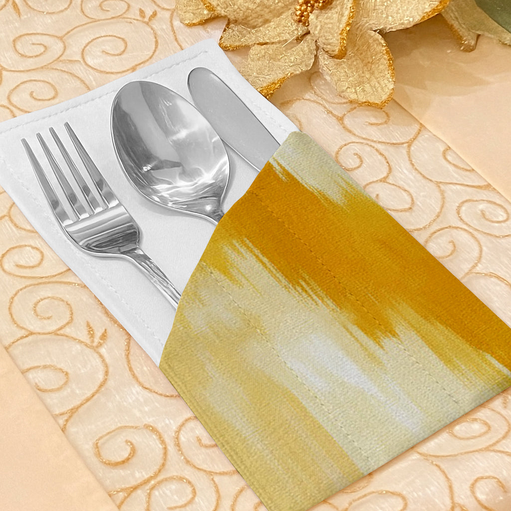 Printed - Solar Brushstroke Cutlery Pouch Trendy Home