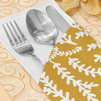 Printed - Mustard Mist Cutlery Pouch Trendy Home