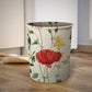 White Rosey Dustbin Trendy Home