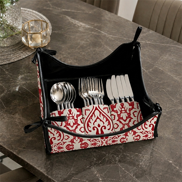 Printed - Rubine Cutlery Tray