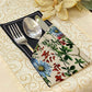 Printed - Floral Clash Cutlery Pouch Trendy Home