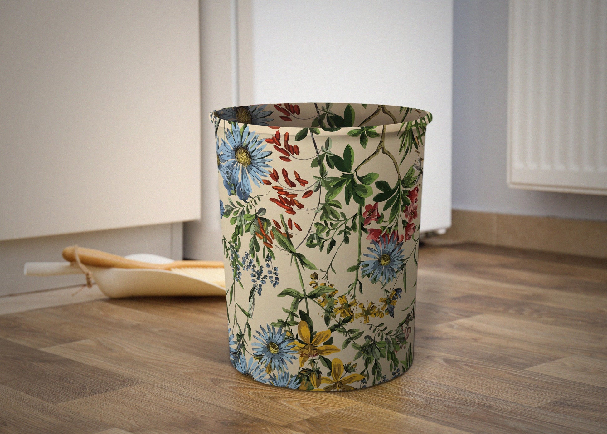 Floral Clash Dustbin Trendy Home