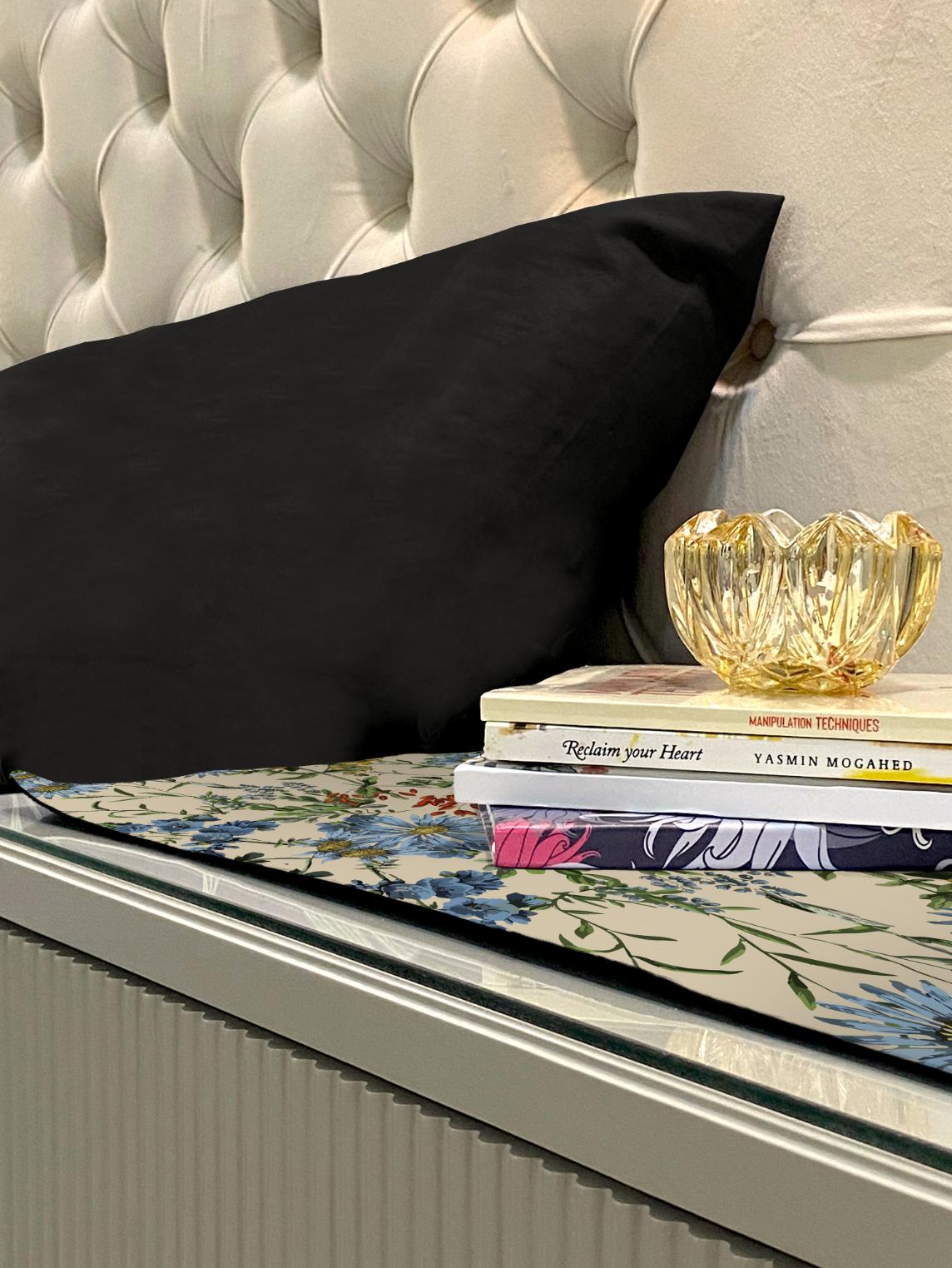 Printed - Floral Clash Bed Side Table Accent