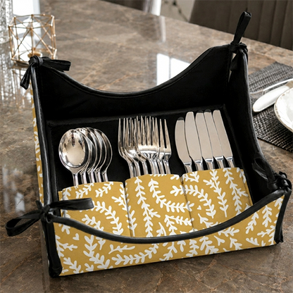 Printed - Mustard Mist Cutlery Tray