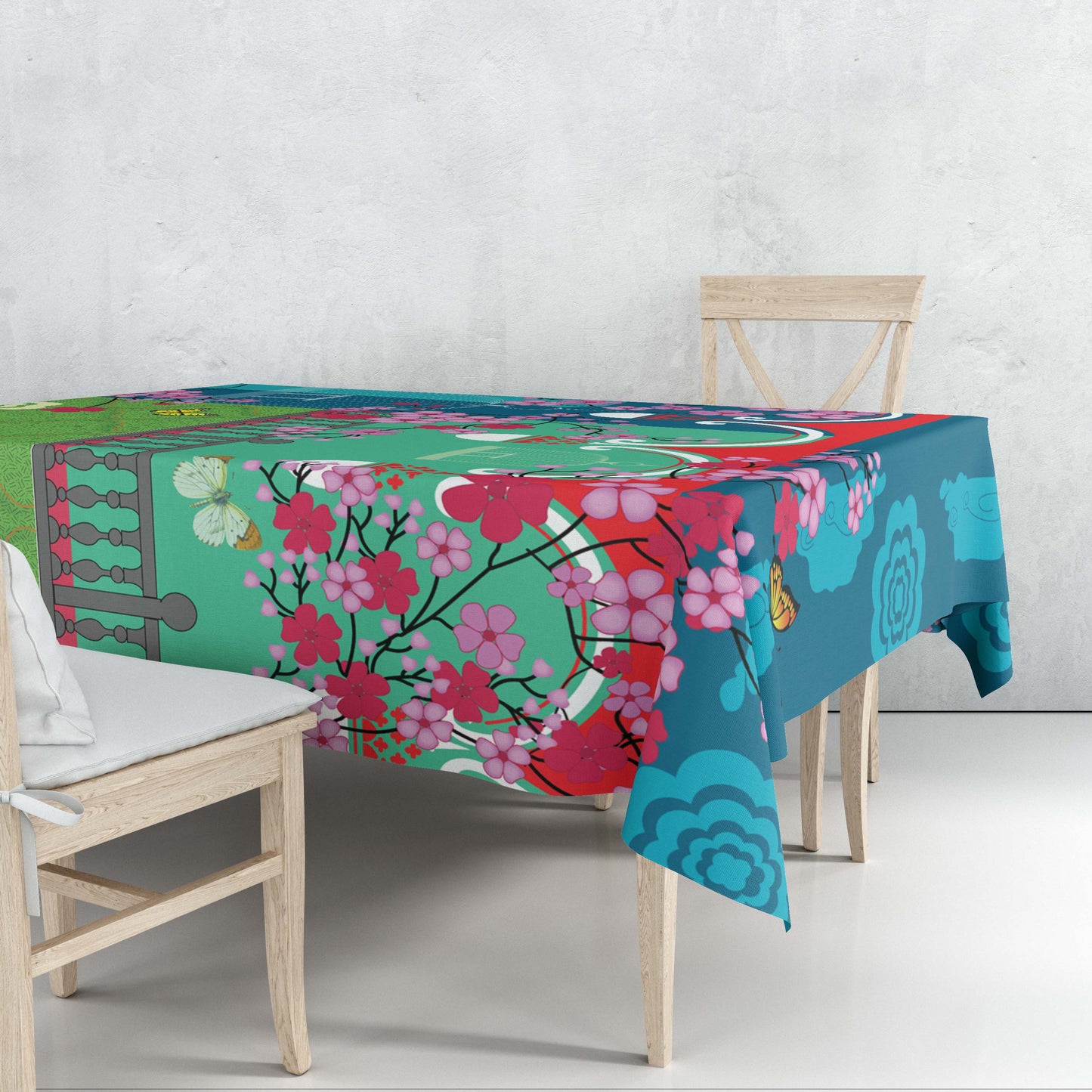 Floral Garden Tablecloth Trendy Home
