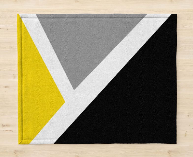 Clementine Black Table Mat trendy home