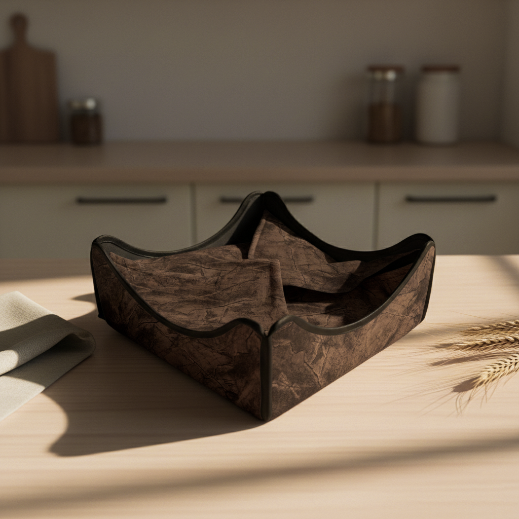 Turkish Velvet - Bronze Breadbasket Trendy Home