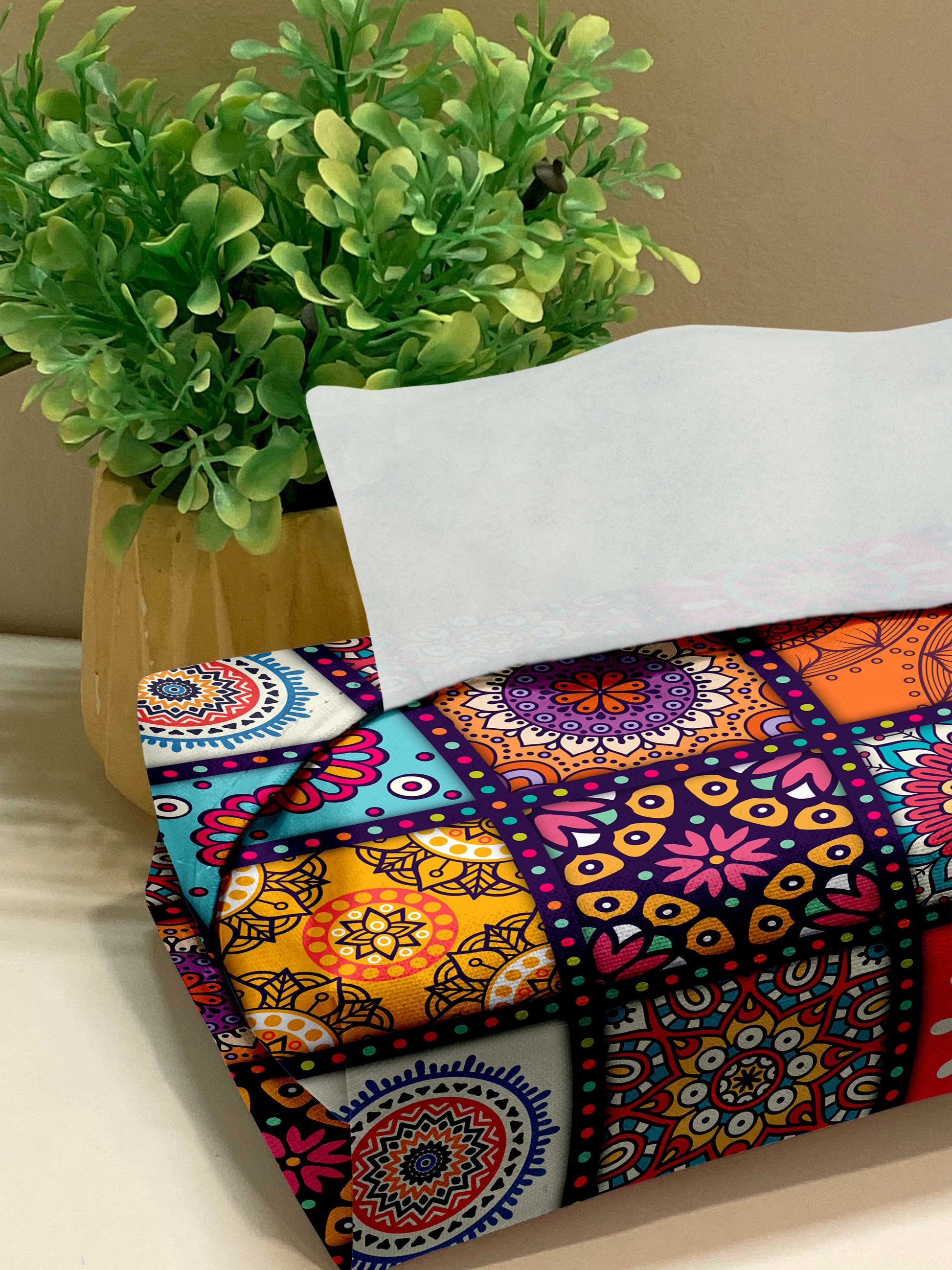 Printed - Prehistoric Tissue box Trendy Home