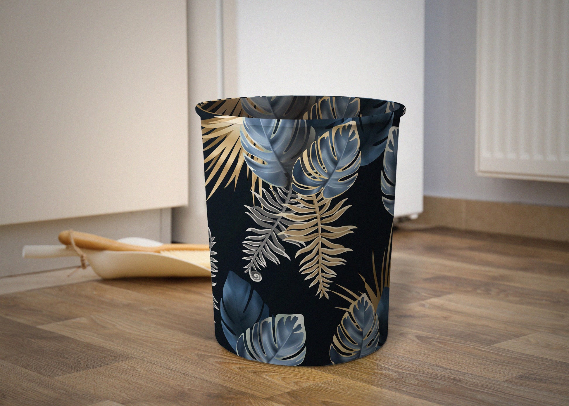 Moon Leaves Dustbin Trendy Home