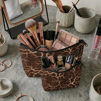 Shanghai - Khaki Cosmetic Pouch Trendy Home