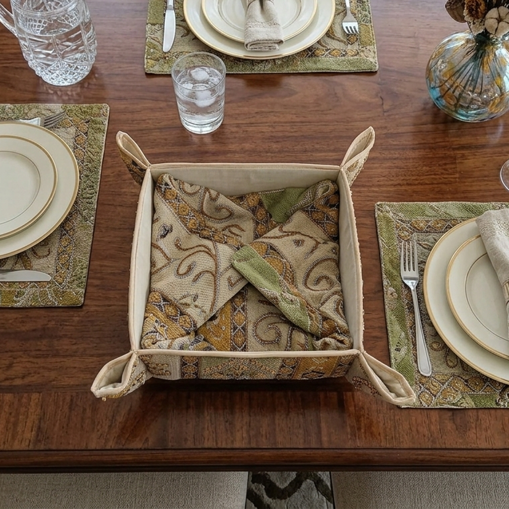 Hand Sequin - Green Breadbasket