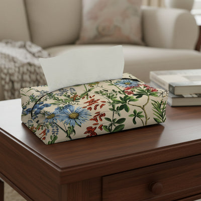 Printed - Floral Clash Tissue Box Trendy Home