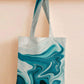 Printed - Blue Dumortierite Tote Bag