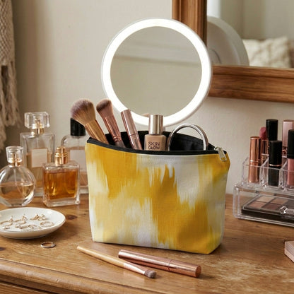 Printed - Solar Brushstroke Cosmetic Pouch Trendy Home