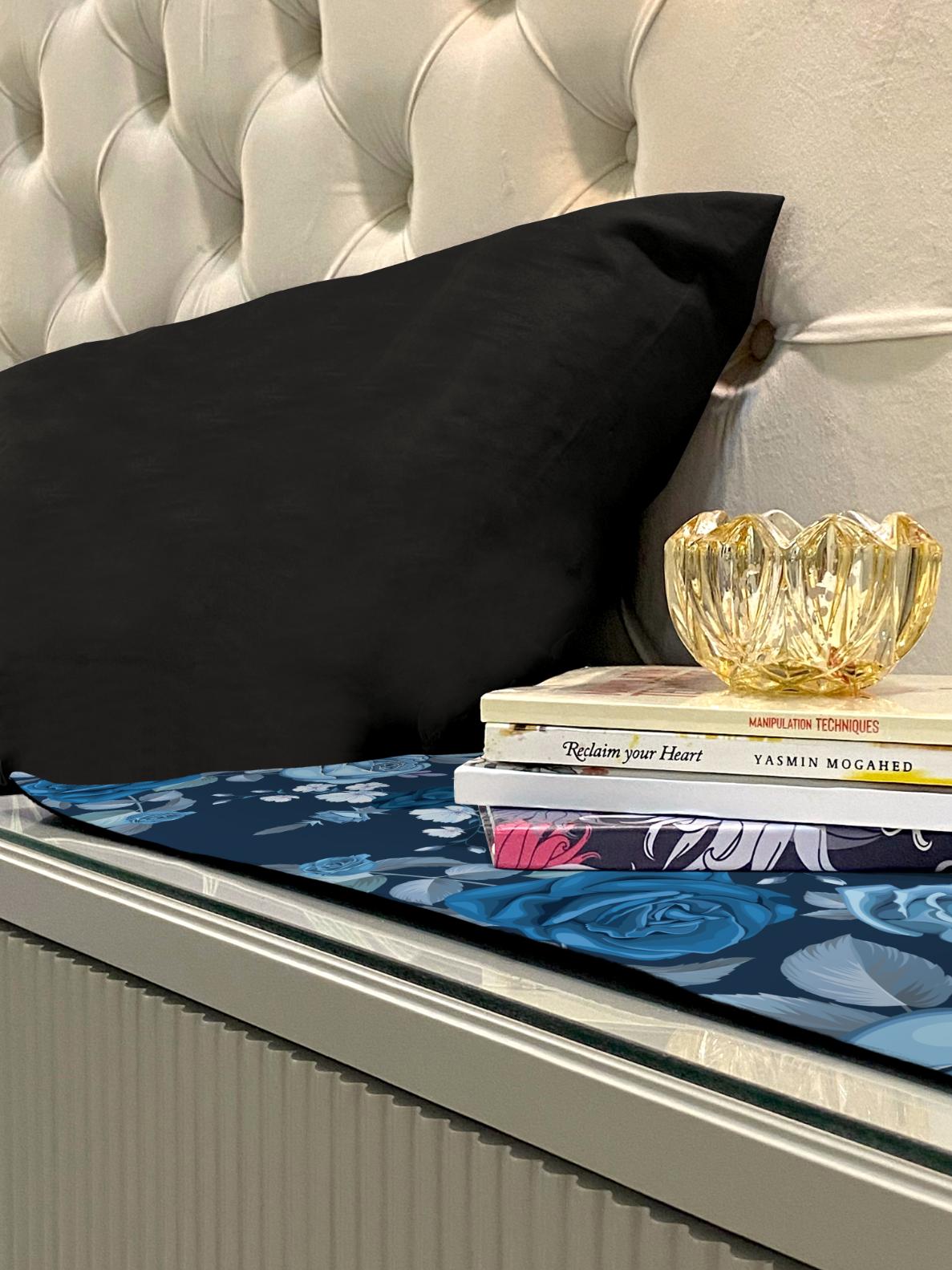 Printed - Victoria's Ocean Bed Side Table Accent