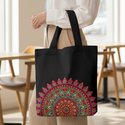 Printed - Elegans Crown Tote Bag Trendy Home