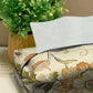 Printed - Beige Fort Tissue Box