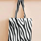 Printed - Zebra Tote Bag