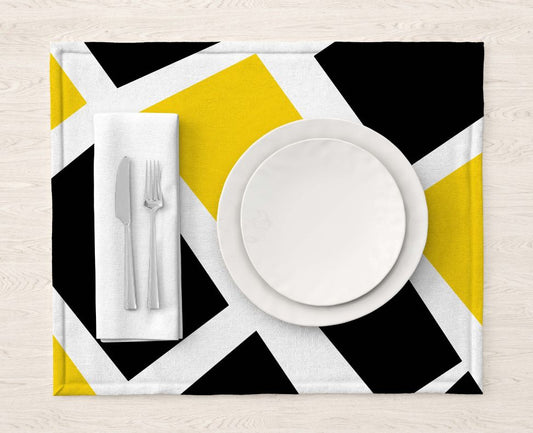 Yellow's The New Black Table Mat trendy home