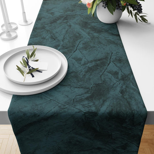 Turkish Velvet - Navy Blue Table Runner Trendy Home