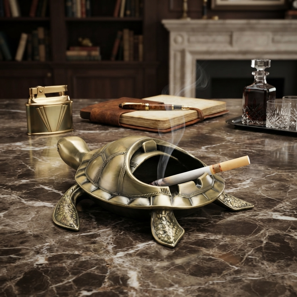 Metallic - Turtle Ashtray