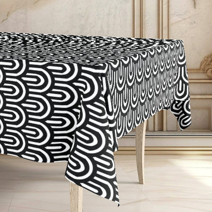 Printed - Monochrome Arch Tablecloth Trendy Home
