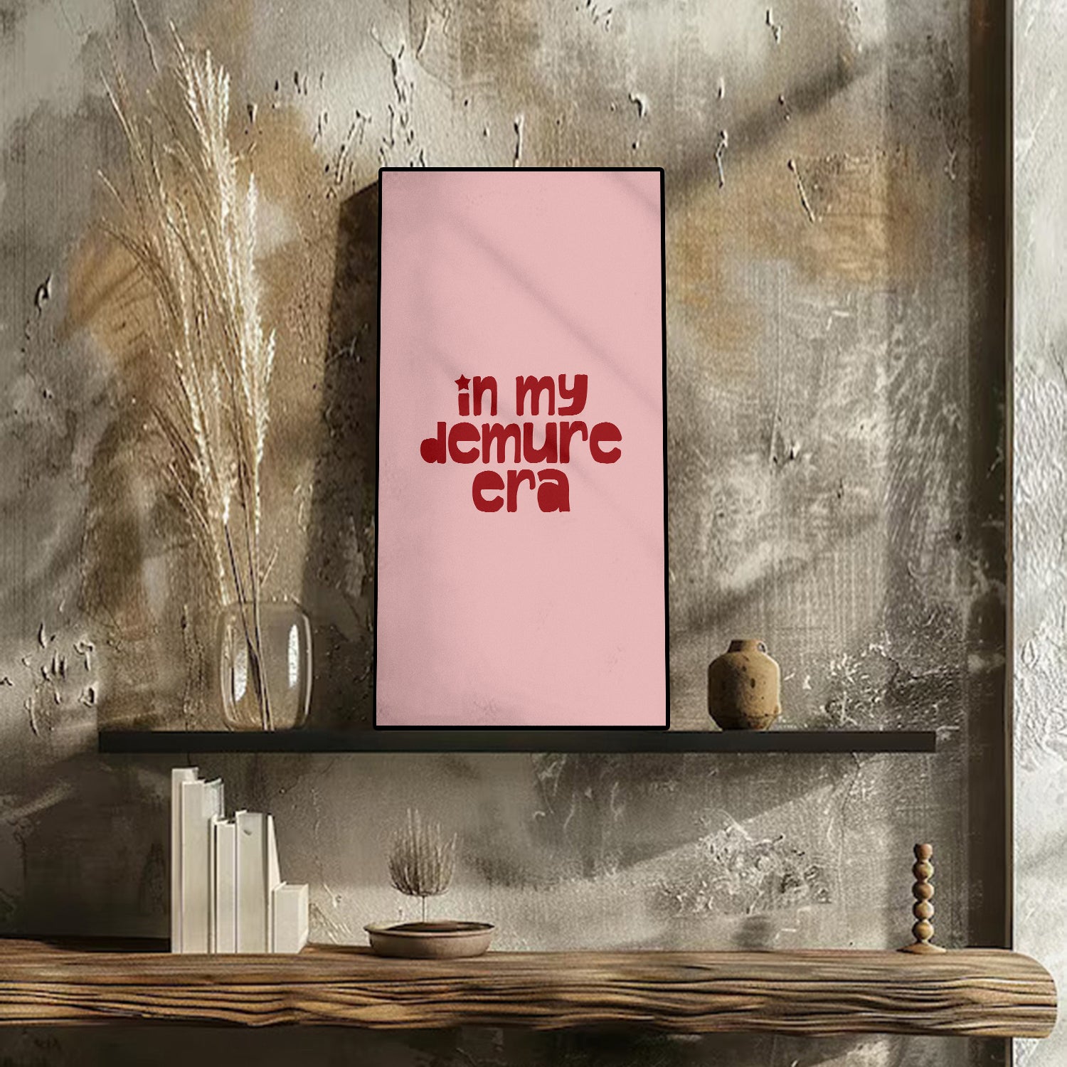 In My Demure Era Art Portrait