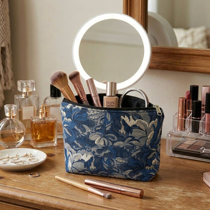 Printed - Midnight Weave Cosmetic Pouch
