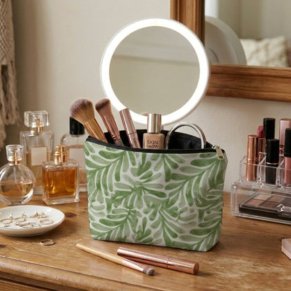 Printed - Sage Leaf Cosmetic Pouch