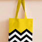 Printed - Lisbon Yellow Tote Bag